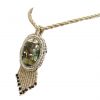 Collar de shakira en trenza con pendiente