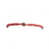 Collar rojo con pendiente